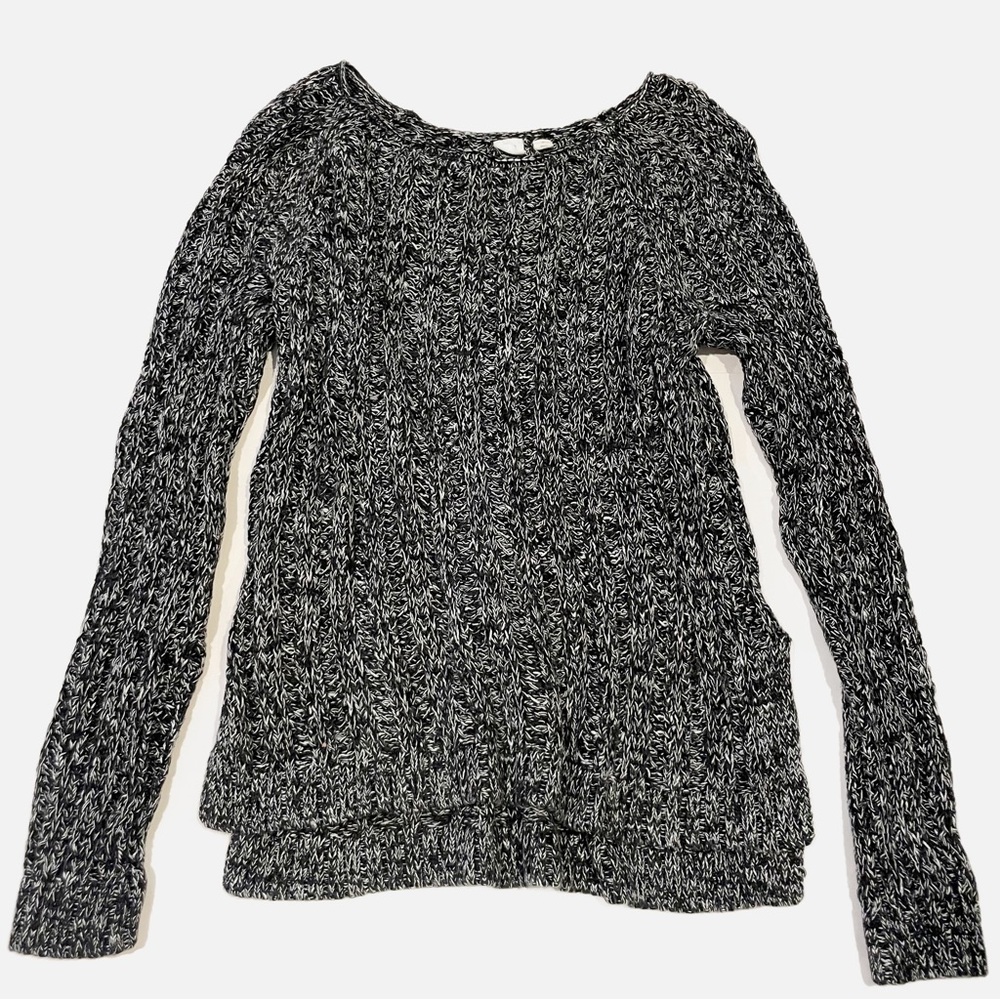 Gap black and white knitted sweater